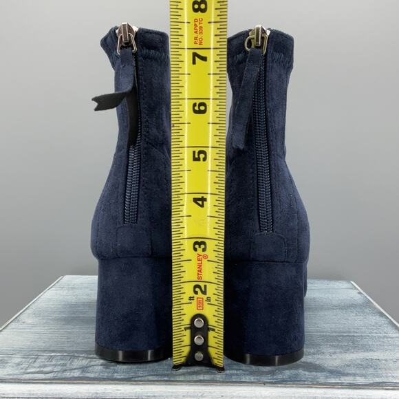 NEW C.Paravano Women’s Ankle Boots Navy Size 5 - Picture 4 of 10